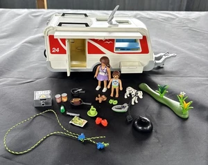 Playmobil Wohnwagen - 5434 Camping unvollständig Zustand und Beschreibung siehe Fotos - Bild 1 von 23