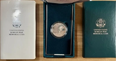 1991-P US Mint Korean War Memorial Proof Silver $1 Coin! OGP COA 🪙🔥 - Image 1 of 4