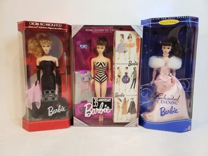 3 PC VINTAGE REPRO BARBIE DOLL LOT SPOTLIGHT 35TH ENCHANTED MATTEL NRFB - Picture 1 of 12