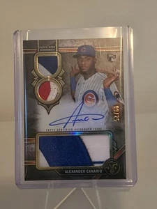 2024 Topps Triple Threads Alexander Canario RC Relic Patch Auto /25 RAR-AC RPA - Bild 1 von 8