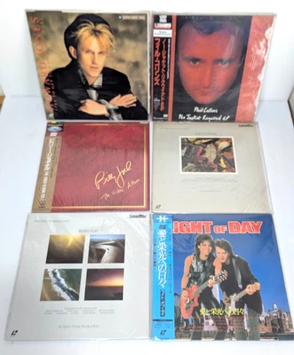 LaserDisc Lot of 6 Music & Movie Titles - Phil Collins, Billy Joel, Windham Hill - Image 1 of 4