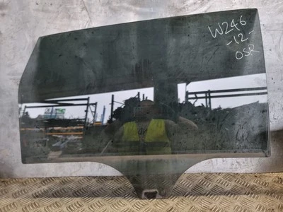 MERCEDES B180 DOOR WINDOW GLASS REAR RIGHT 43R006723 W246 DSL MPV 2012 - Image 1 of 4