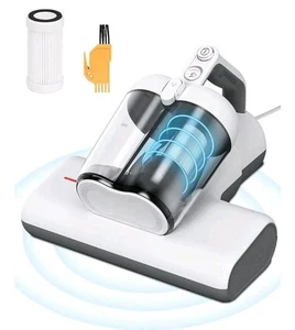 Mattress Vacuum Cleaner w UV-C Light Powerful Handheld True HEPA Filter Dual Dus - Picture 1 of 8