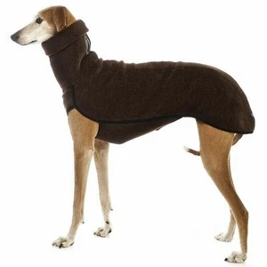 Dog Jumpsuit High Collar Fleece Dog Coat Pet Clothes Winter Large Warm Jumper - Picture 1 of 19
