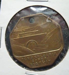 1946  PENNSYLVANIA SUPER HGHWAY BRONZE MEDALLION - Picture 1 of 2