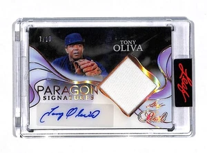 2025 Leaf Pearl Tony Oliva Paragon 7/10 Auto Autograph Jersey Card Twins - Picture 1 of 2
