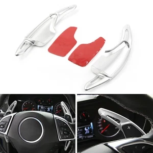 Auto Lenkrad Schalthebel Paddel Verlängerung für Chevrolet Camaro 16-18 Silber - Picture 1 of 11