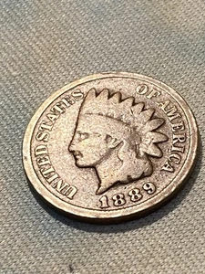 1889 Indian Head Penny - Picture 1 of 2