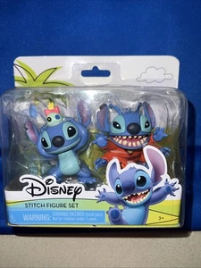 Disney Stitch Figure Set Stitch & Scrump and Alien Stitch 3" Figures Just Play - Picture 1 of 2