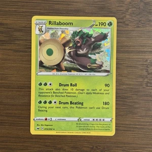 Pokémon Karte Rillaboom Cracked Ice Holo 15/202 Schwert & Schild - Bild 1 von 2