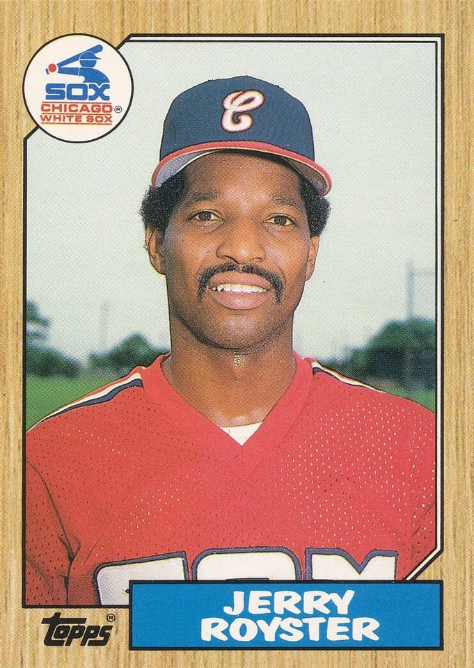 Jerry Royster 1987 Topps Traded #106T Chicago White Sox baseball card - Image 1 of 1