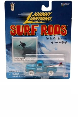 2000 Johnny Lightning SURF RODS Hermosa Beach Bums 1950 Ford White Lightning - Image 1 of 4