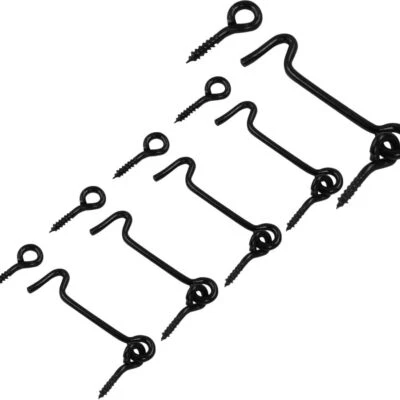 2,5-дюймовый крючок для кабины и защелка-замок черный поворотный крюк для двери двери двери двери двери двери C - Изображение 1 из 4