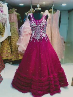 Vestidos de boda/fiesta para mujer/tradicional indio/étnico/vestido/traje/occidental Foto 1 de 3