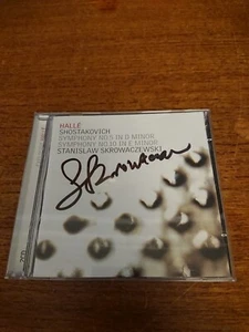 SIGNED CD Halle Dmitri Shostakovich Symphonies No 5 10 Stanisław Skrowaczewski - Picture 1 of 6