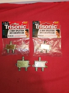 2 Nuovi TRISONIC 2 VIE SPLITTERS + 2 Usati Marche Diverse - Foto 1 di 1