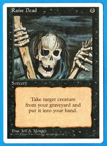 Raise Dead - 4ª Edición 1995 Magic The Gathering Black Common Sorcery NP - Imagen 1 de 1