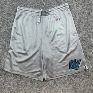 Vintage Grand Valley State Lakers Shorts Herren M grau silber Champion hergestellt in den USA - Bild 1 von 7