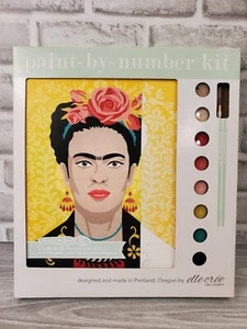 Frida mit Blumen Malen nach Zahlen Kit PBN Neu 2022 Ella Cree gelb Portland ODER - Bild 1 von 5