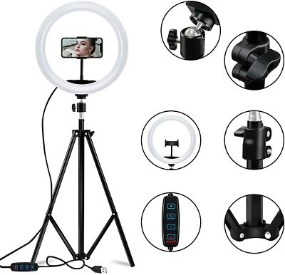 RING LIGHT LUCE AD ANELLO LUMINOSO LED PER TELEFONO SELFIE VIDEO TIK TOK TIKTOK