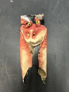 Jar Jar Binks Star Wars Episode I Rubie’s Latex Adult Deluxe Face Mask Costume - Picture 1 of 7