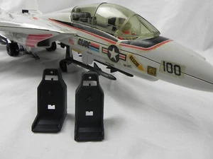 Set 2 sedili di ricambio espulsione stampati in 3D per 1983 GI Joe Skystriker XP-14F - Foto 1 di 13