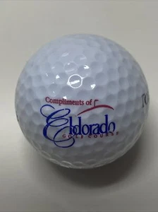 Logo Golfball Eldorado Golfplatz Spalding XL Top Flight - Bild 1 von 3