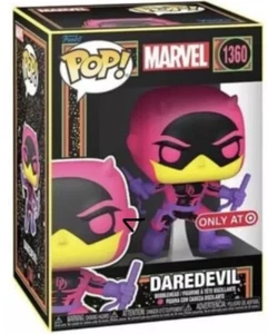 2024 Funko Pop! Daredevil #1360 Blacklight-Target ONLY SHIPS IN PROTECTOR PK NIB - Picture 1 of 1