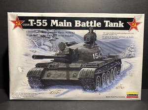 Lindberg USSR T-55 Main Battle Tank 1/35 Scale Model Kit RARE Sealed New - Picture 1 of 4
