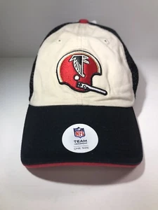 NFL Atlanta Falcons Cap Canvas & Mesh Snap Back Emblem Tan/Black Neu mit Etikett - Bild 1 von 12