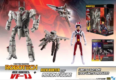 Robotech Battlecry Rick Hunter Veritech exclusivo de la convención 2021 y figura - NUEVO Foto 1 de 4