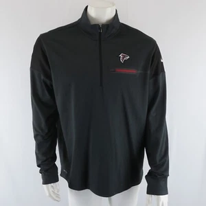Atlanta Falcons Nike Dri-Fit Long Sleeve Quarter Zip Pullover Sweater Mens L - Picture 1 of 12