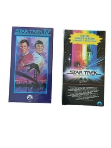 Sealed Star Trek I: The Motion Picture And Star Trek IV: The Voyage Home (VHS) - Picture 1 of 5