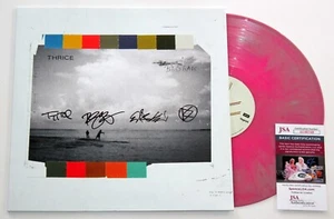 THRICE SIGNED BEGGARS LP VINYL RECORD ALBUM DUSTIN KENSRUE AUTOGRAPHED +JSA COA - Picture 1 of 3