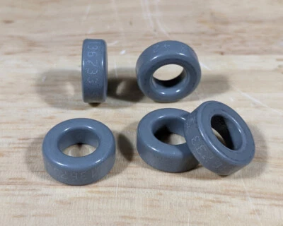 10pcs lot Magnetics C055379A2 18mm MPP Toroid Ferrite Core - 147 Permeability - Image 1 of 2