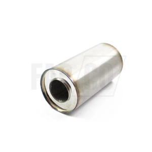 Silenziatore di scarico rotondo Sports 304 ad alte prestazioni in acciaio inox 6" OD - Foto 1 di 6