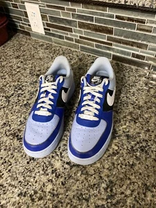 Nike Air Force 1 Low By You Zapato Personalizado Azul Claro, Azul/Blanco EE. UU. Hombres Talla 8.5 - Imagen 1 de 9