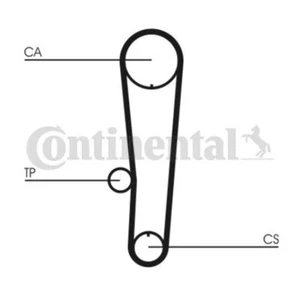 ContiTech Timing Belt Kit Set - Part No: CT1017K1 - 97 Teeth - EO Quality - Picture 1 of 2