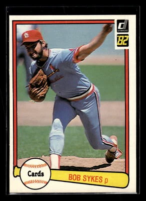 1982 Donruss Baseball #640 Bob Sykes "Set Break" Mint St. Louis Cardinals - Image 1 of 2