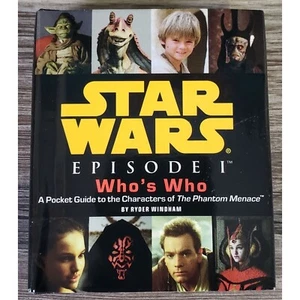 NEU Star Wars Episode I Who's Who Pocket Guide Ryder Windham Hardcover 1999 Vintage - Bild 1 von 9