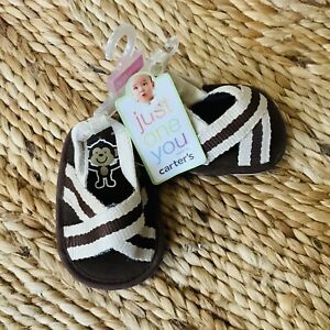 just one you by Carters | New Born Sandals | Monkey Accent
