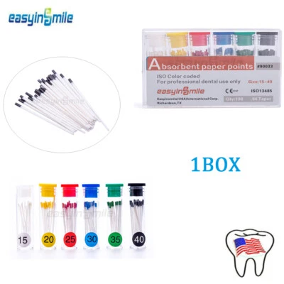 Dental Gutta Percha Points 02. 04. 06 Taper For Eododontic Eodo Root Canal 1Pack - Image 1 of 4