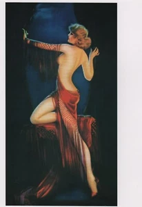 HAREM GIRL / STAMPA / DAMA IN ROSSO / MOTIVO / 1930 / 10" X 12" - Foto 1 di 1