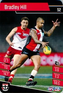 2022 ST KILDA SAINTS AFL Card BRADLEY HILL Teamcoach - Picture 1 of 2