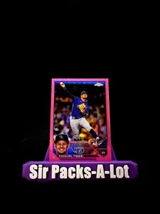 2023 Topps Chrome #106 Ezequiel Tovar RC Pink Refractor Colorado Rockies - Picture 1 of 2