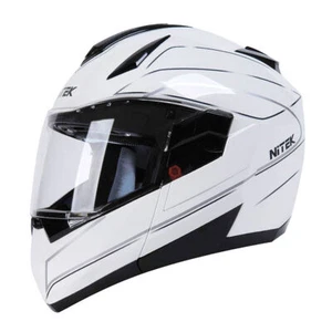 NiTEK Diamond N260 Modular Street Style Motorcycle Helmet Tiger White Small S - Picture 1 of 1