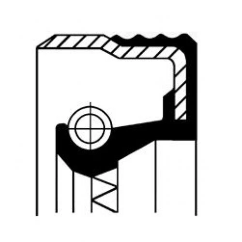 Shaft Seal, Differential Corteco 01034081B - Image 1 of 1