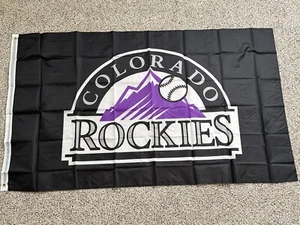 Colorado MLB Baseball Rockies 3' X 5' Indoor / Outdoor Banner Flag NEW Sealed - Picture 1 of 1