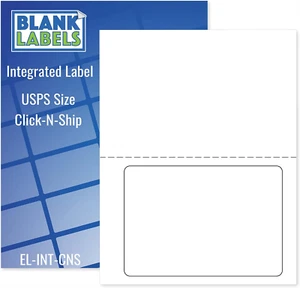 Click-N-Ship Shipping Labels with Tear off Receipt from  - 6-13/16" X 4-3/4" Lab - Picture 1 of 12