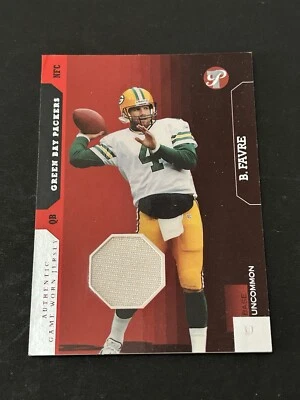 2005 Brett Favre Topps Uncommon Game Worn Jersey #394/500 - Image 1 of 4